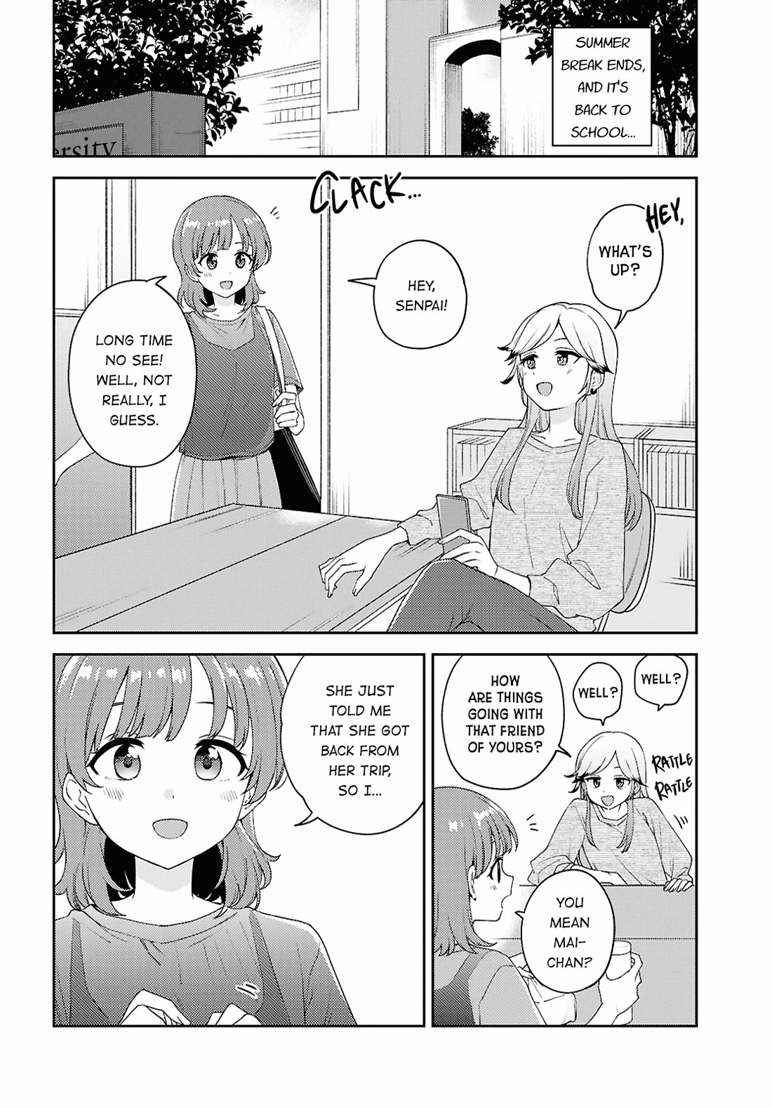 Asumi-chan Is Interested in Lesbian Brothels! Chapter 29 - Page 1