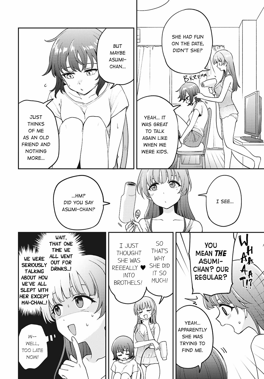 Asumi-chan Is Interested in Lesbian Brothels! Chapter 30 - Page 12