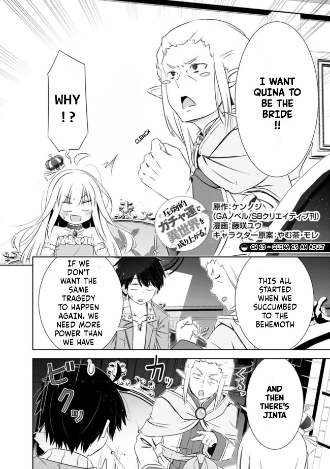 Attouteki Gacha Un De Isekai O Nariagaru! Chapter 13 - Page 2