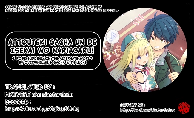 Attouteki Gacha Un De Isekai O Nariagaru! Chapter 18 - Page 19