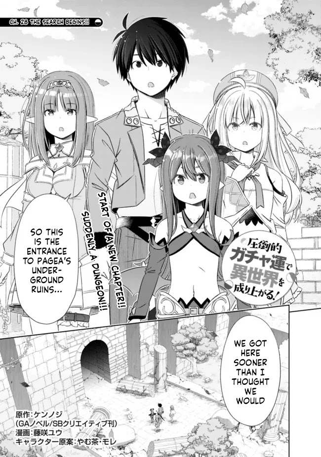 Attouteki Gacha Un De Isekai O Nariagaru! Chapter 28 - Page 1