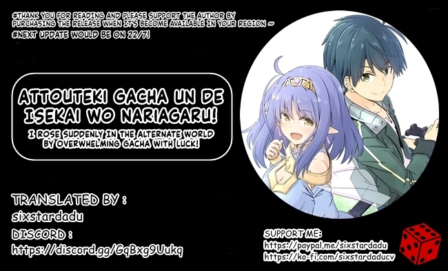 Attouteki Gacha Un De Isekai O Nariagaru! Chapter 29 - Page 11