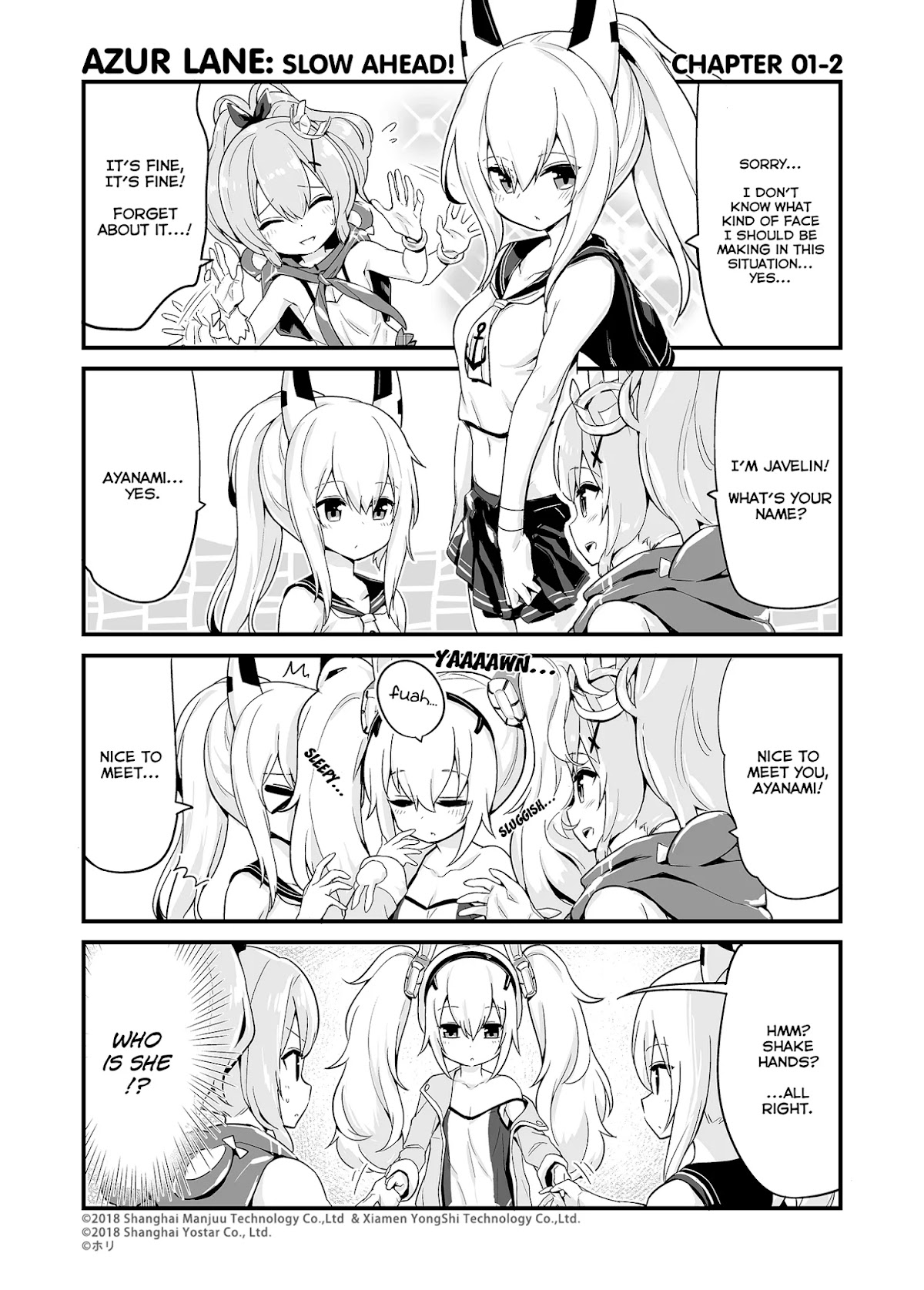 Azur Lane 4-koma: Slow Ahead! Chapter 1 - Page 2