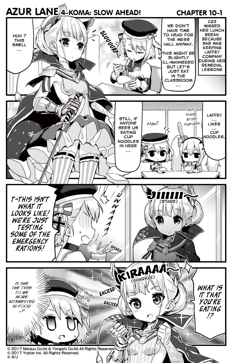 Azur Lane 4-koma: Slow Ahead! Chapter 10 - Page 1
