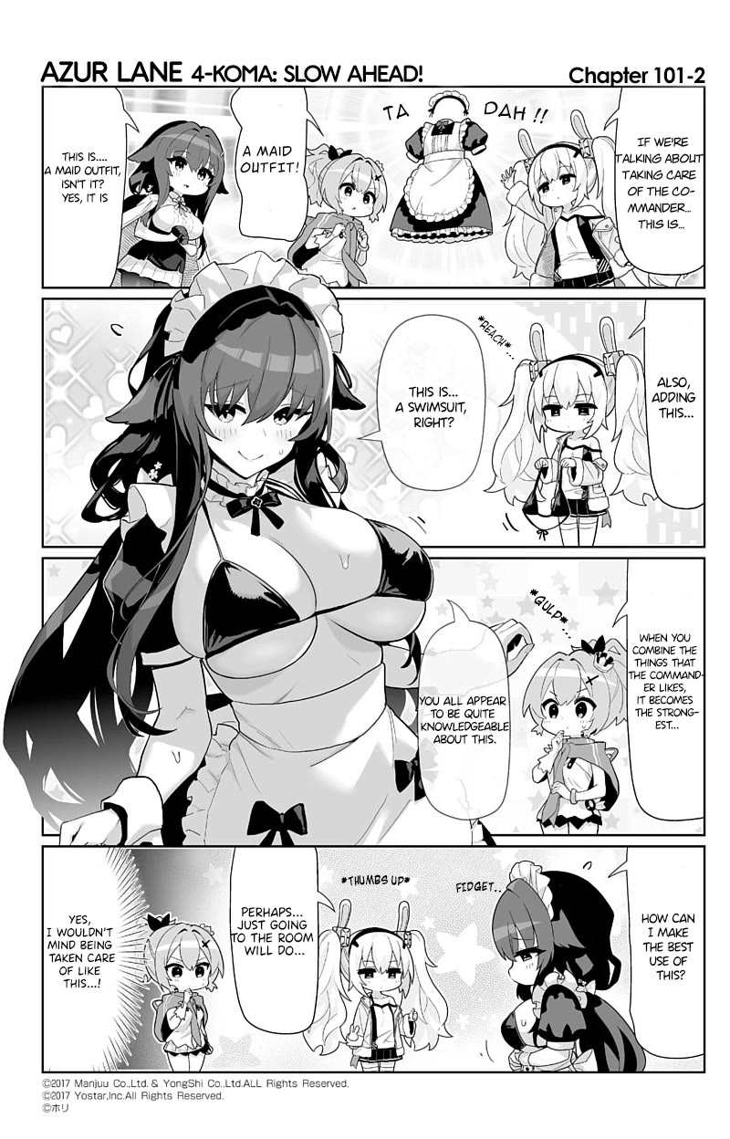 Azur Lane 4-koma: Slow Ahead! Chapter 101 - Page 2