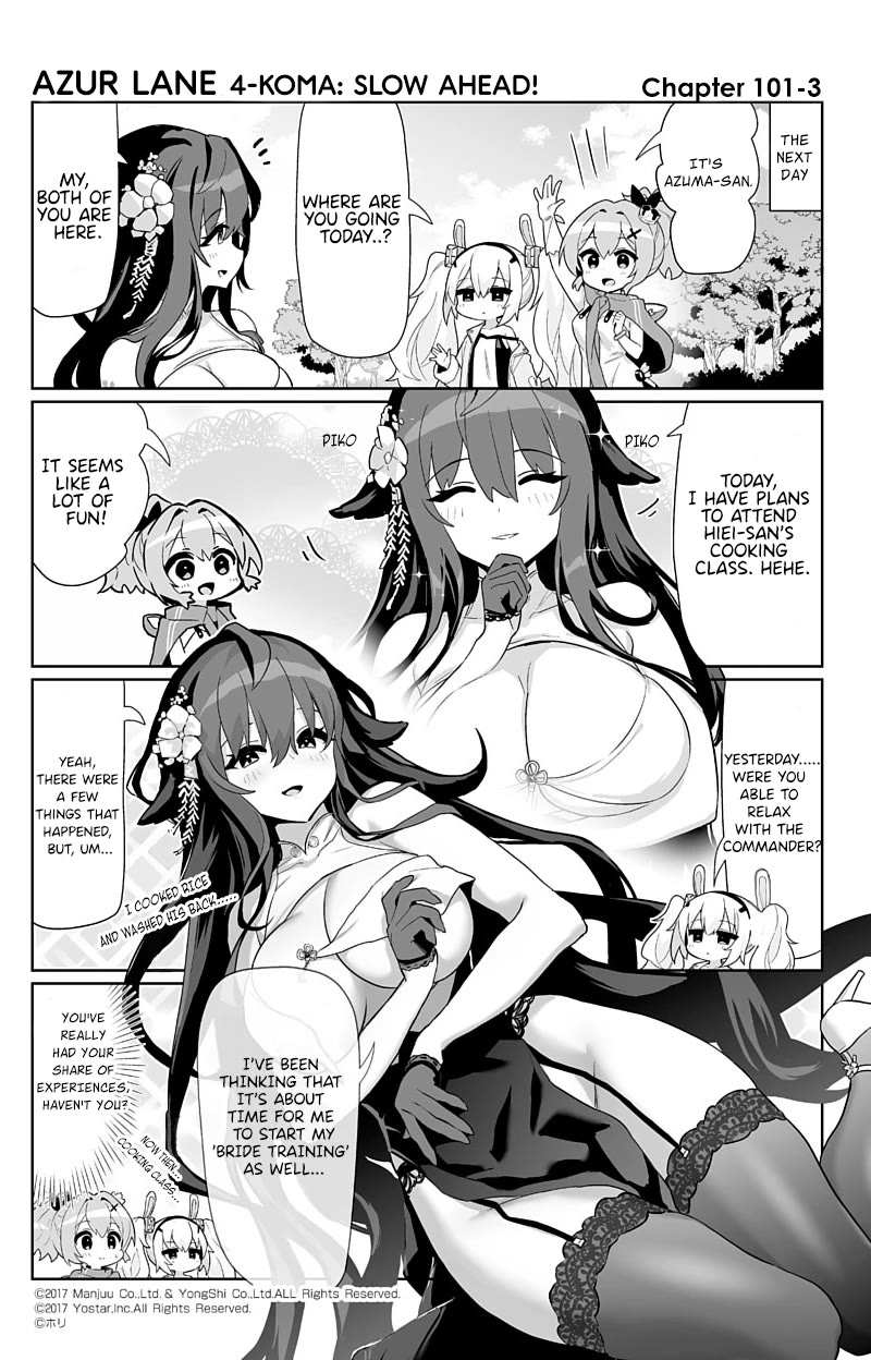Azur Lane 4-koma: Slow Ahead! Chapter 101 - Page 3