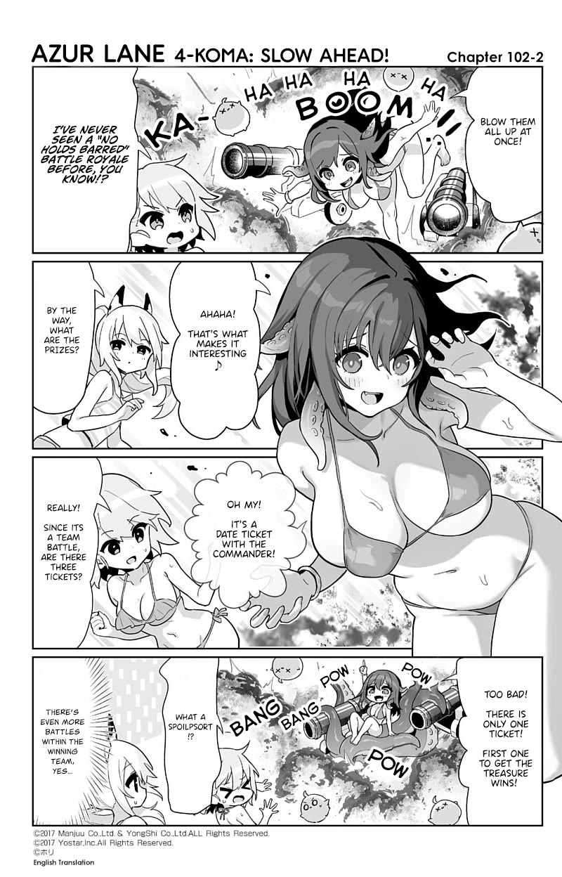 Azur Lane 4-koma: Slow Ahead! Chapter 102 - Page 2