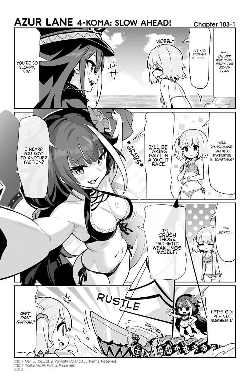 Azur Lane 4-koma: Slow Ahead! Chapter 103 - Page 1