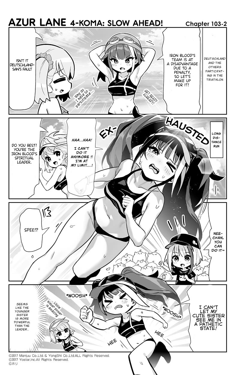 Azur Lane 4-koma: Slow Ahead! Chapter 103 - Page 2