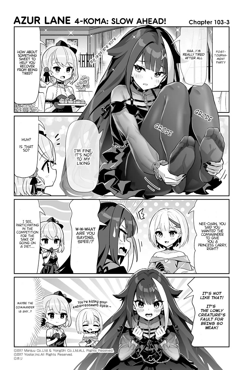 Azur Lane 4-koma: Slow Ahead! Chapter 103 - Page 3