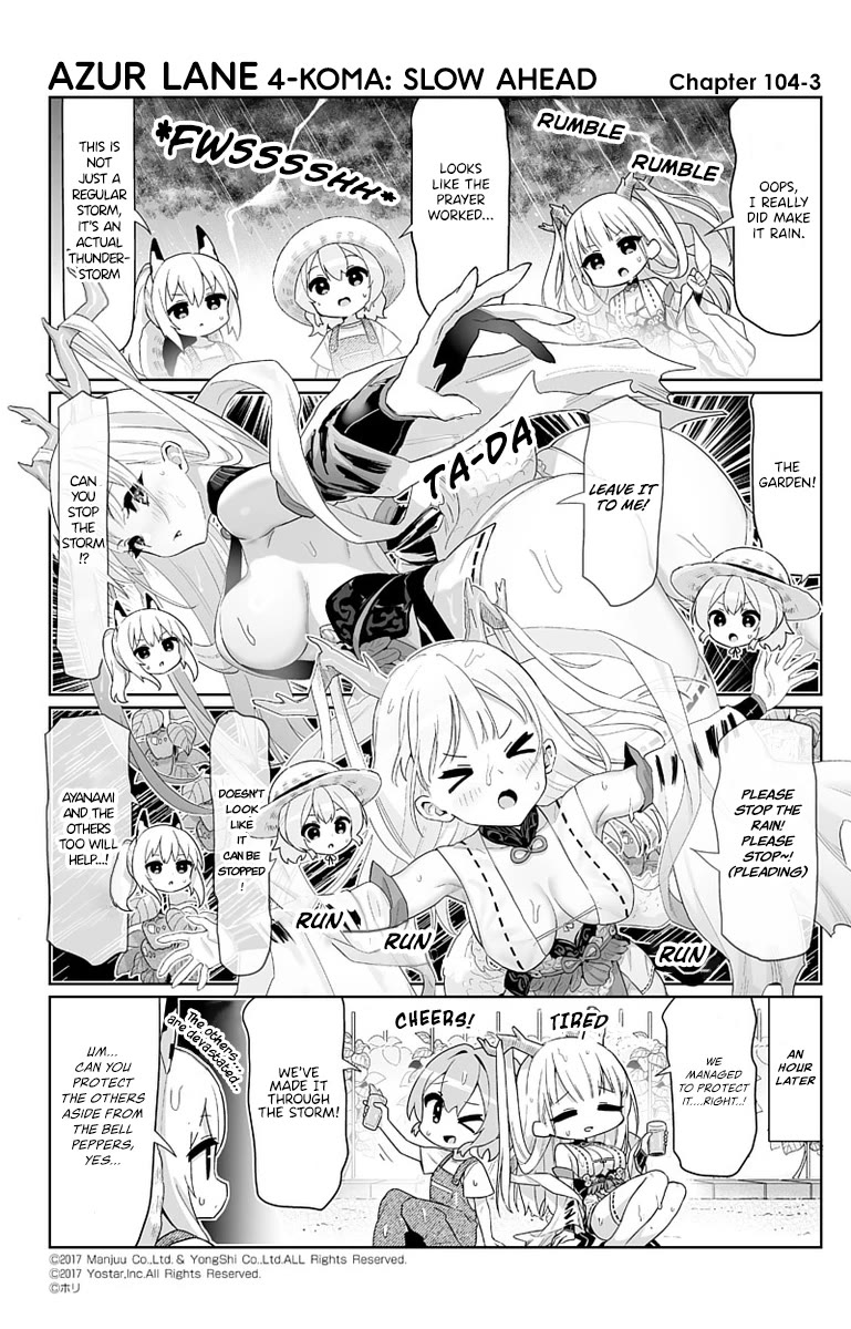 Azur Lane 4-koma: Slow Ahead! Chapter 104 - Page 3