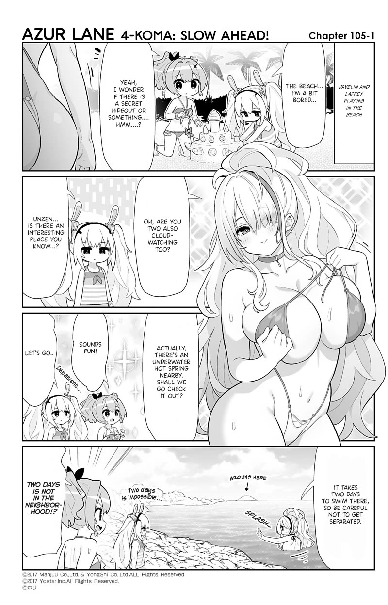 Azur Lane 4-koma: Slow Ahead! Chapter 105 - Page 1