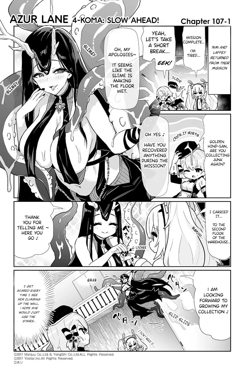 Azur Lane 4-koma: Slow Ahead! Chapter 107 - Page 1