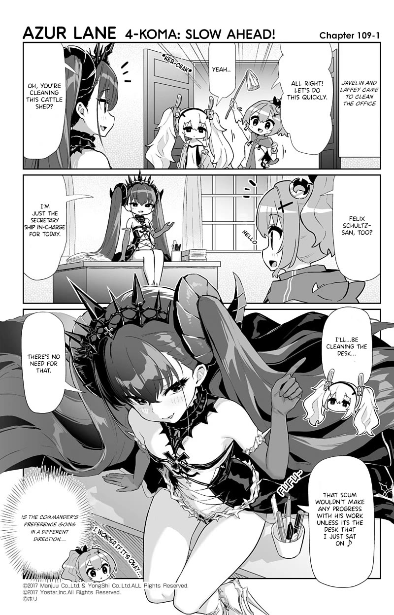 Azur Lane 4-koma: Slow Ahead! Chapter 109 - Page 1