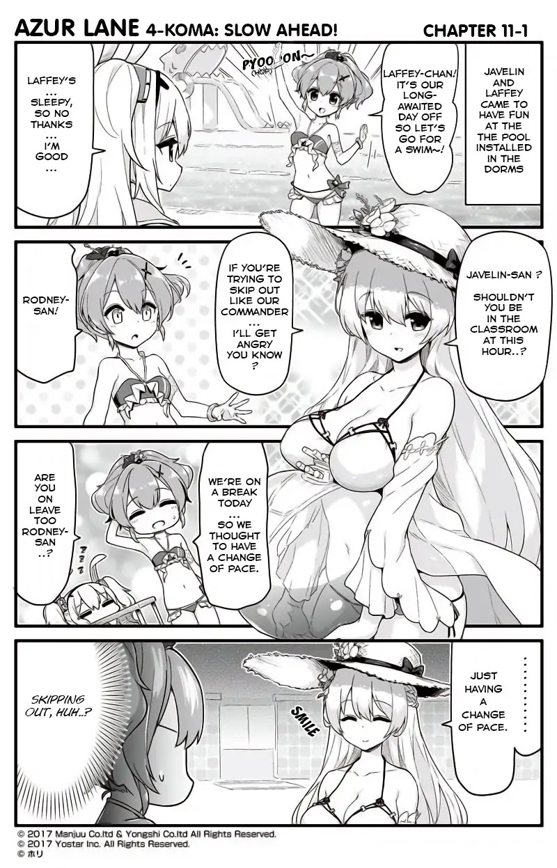 Azur Lane 4-koma: Slow Ahead! Chapter 11 - Page 1