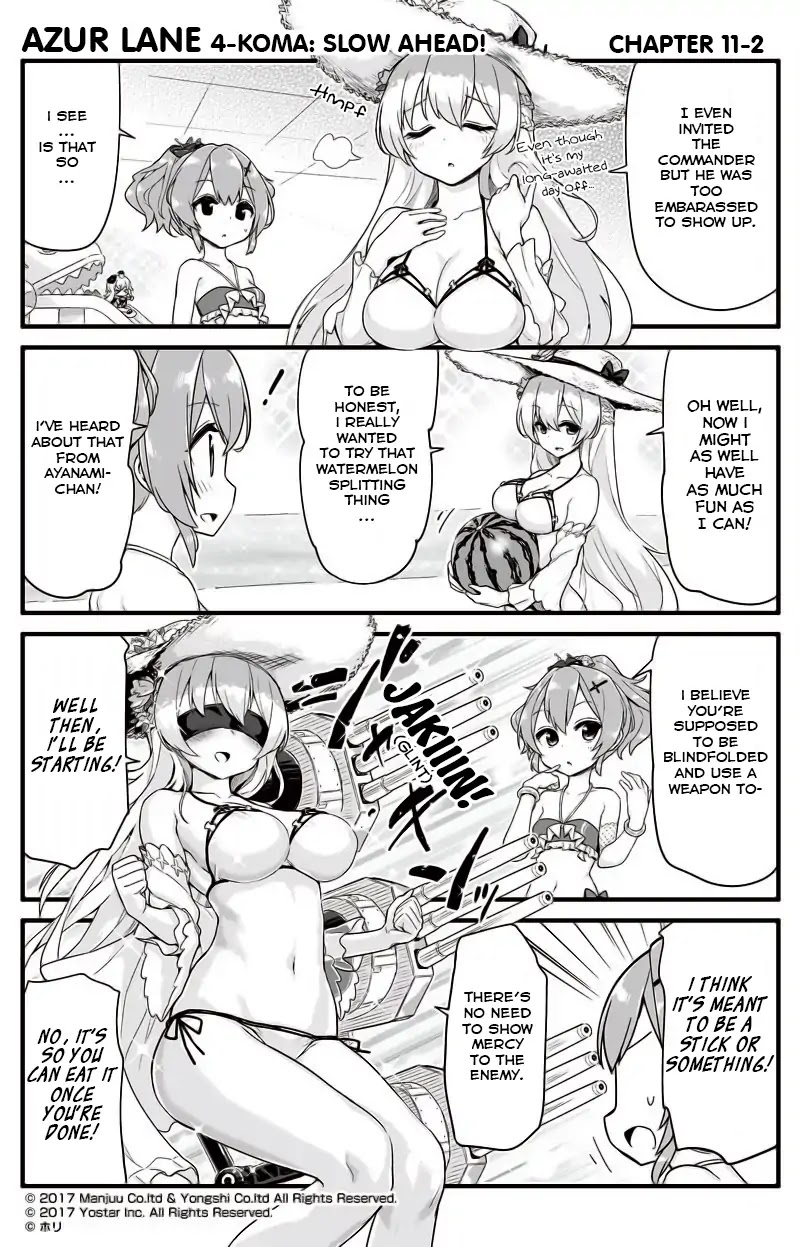 Azur Lane 4-koma: Slow Ahead! Chapter 11 - Page 2