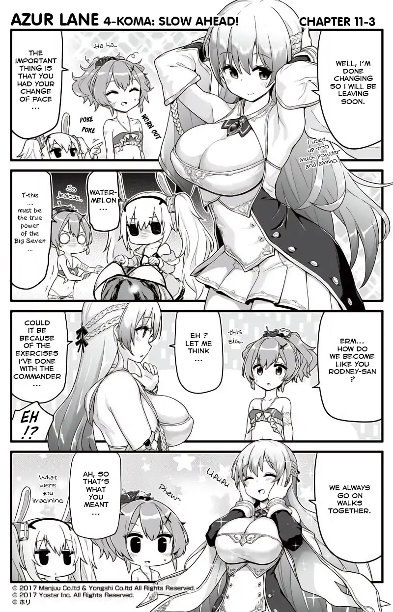 Azur Lane 4-koma: Slow Ahead! Chapter 11 - Page 3