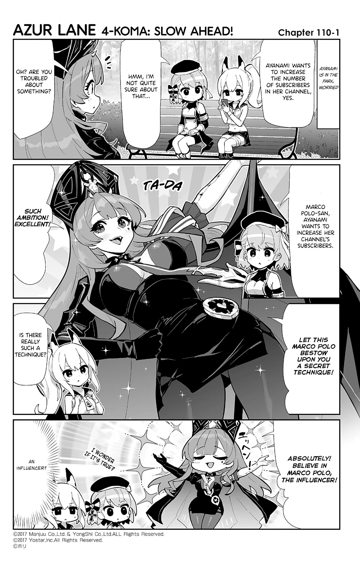 Azur Lane 4-koma: Slow Ahead! Chapter 110 - Page 1