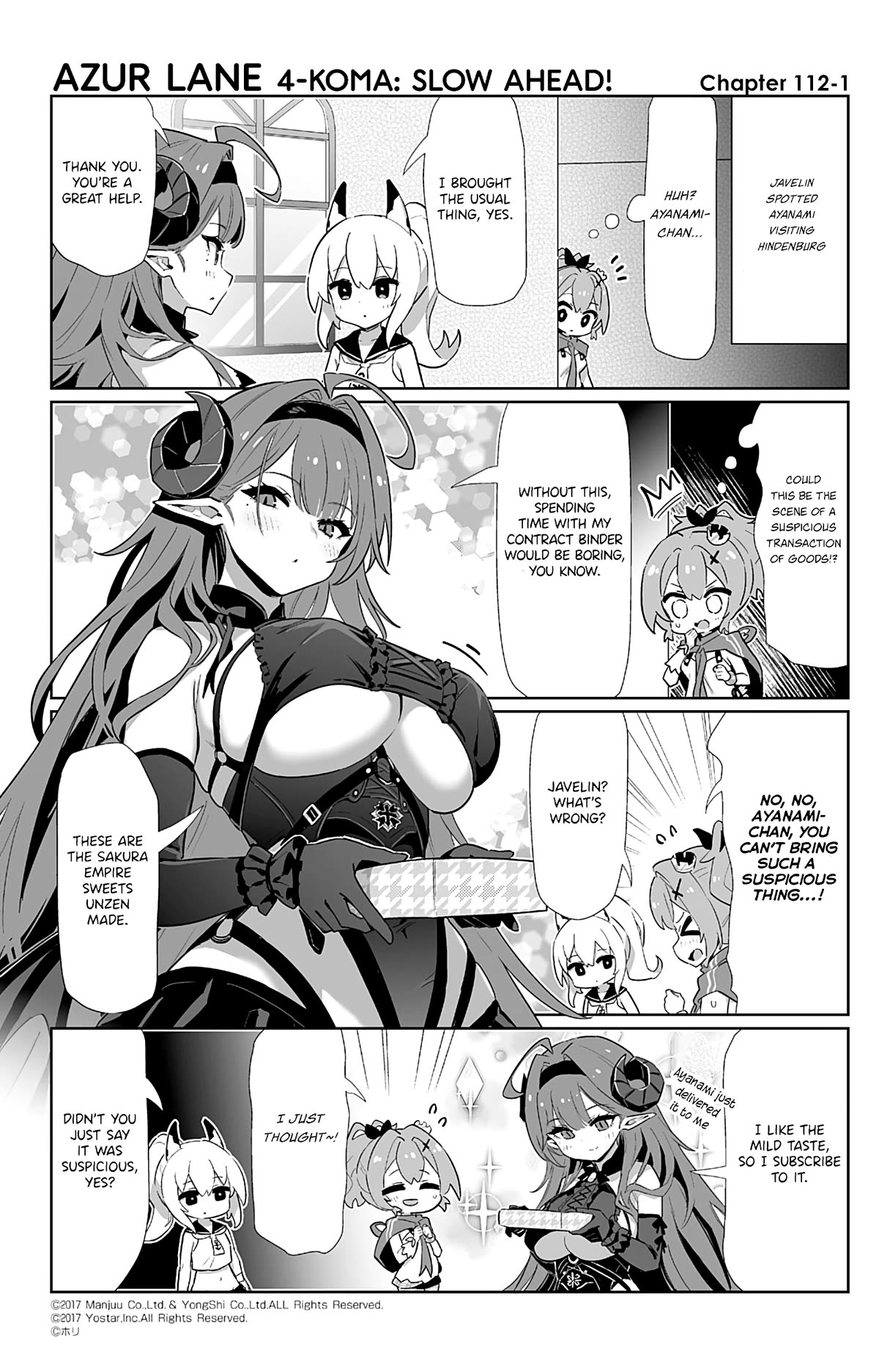 Azur Lane 4-koma: Slow Ahead! Chapter 112 - Page 1