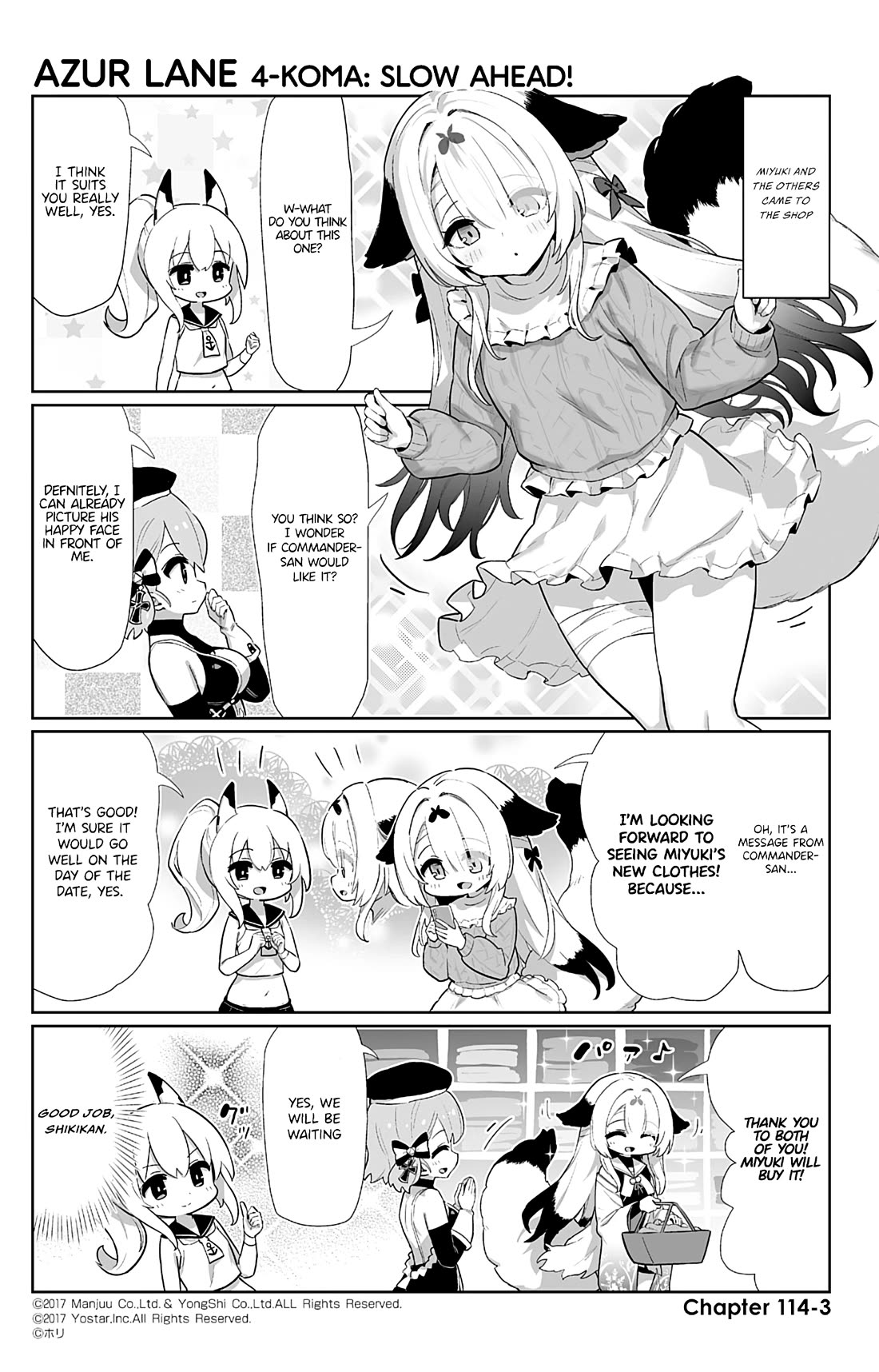 Azur Lane 4-koma: Slow Ahead! Chapter 114 - Page 3