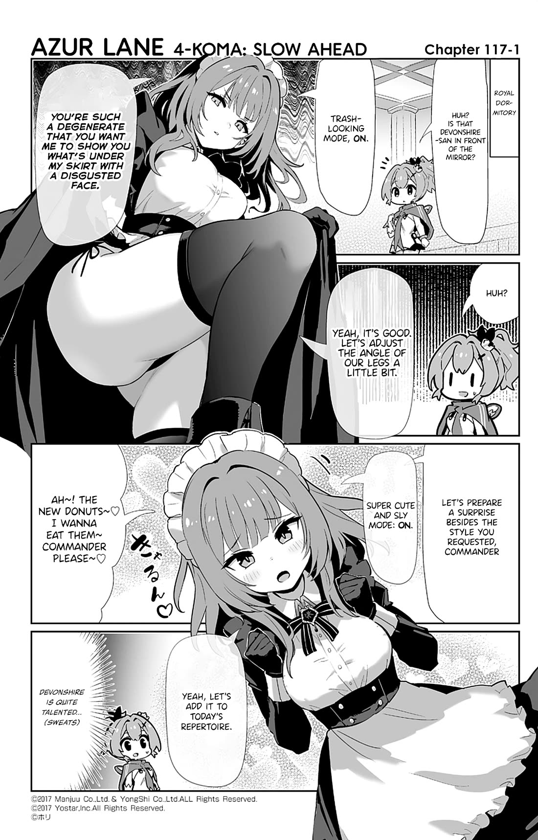 Azur Lane 4-koma: Slow Ahead! Chapter 117 - Page 1