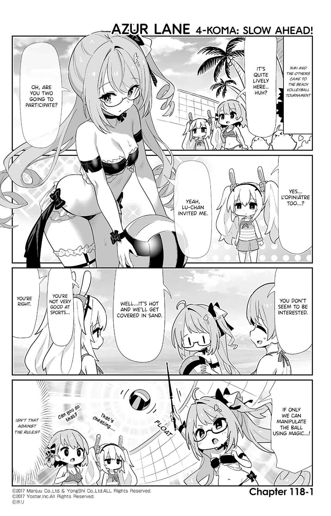 Azur Lane 4-koma: Slow Ahead! Chapter 118 - Page 1