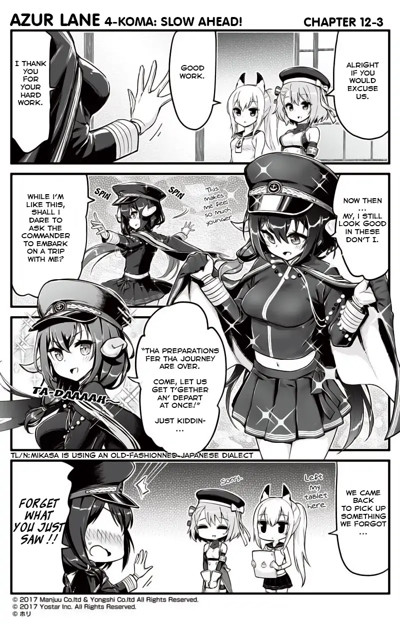 Azur Lane 4-koma: Slow Ahead! Chapter 12 - Page 3