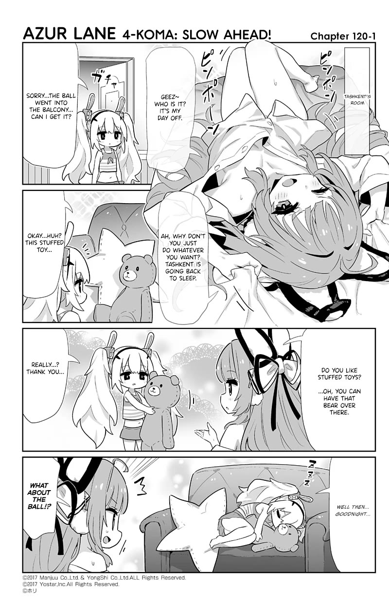 Azur Lane 4-koma: Slow Ahead! Chapter 120 - Page 1