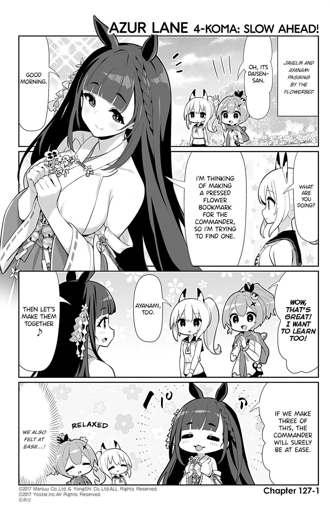 Azur Lane 4-koma: Slow Ahead! Chapter 127 - Page 1
