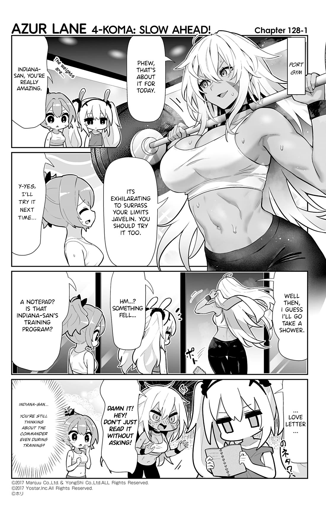 Azur Lane 4-koma: Slow Ahead! Chapter 128 - Page 1