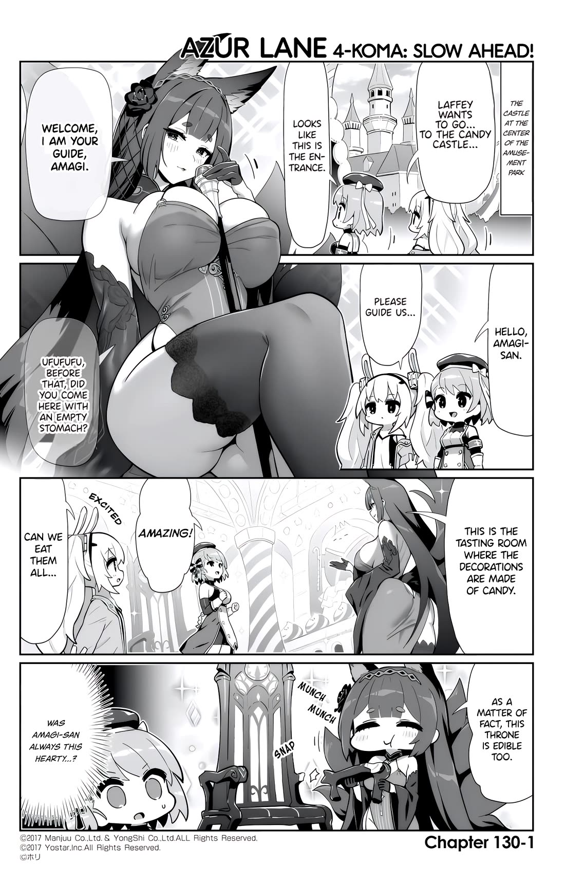 Azur Lane 4-koma: Slow Ahead! Chapter 130 - Page 1
