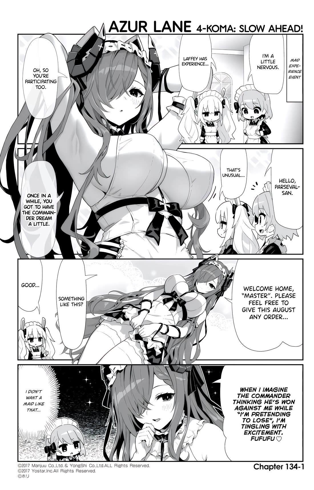 Azur Lane 4-koma: Slow Ahead! Chapter 134 - Page 1