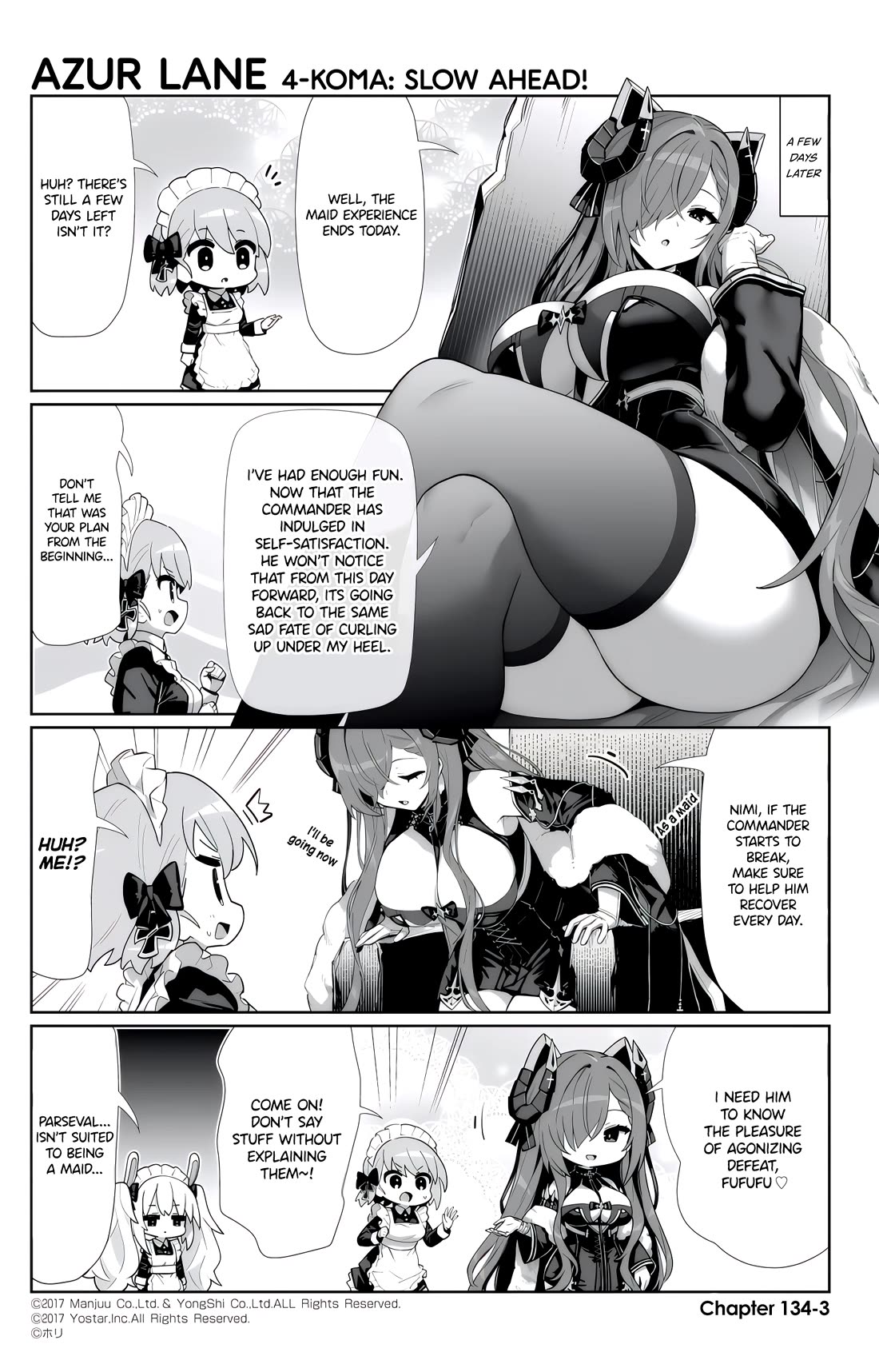 Azur Lane 4-koma: Slow Ahead! Chapter 134 - Page 3