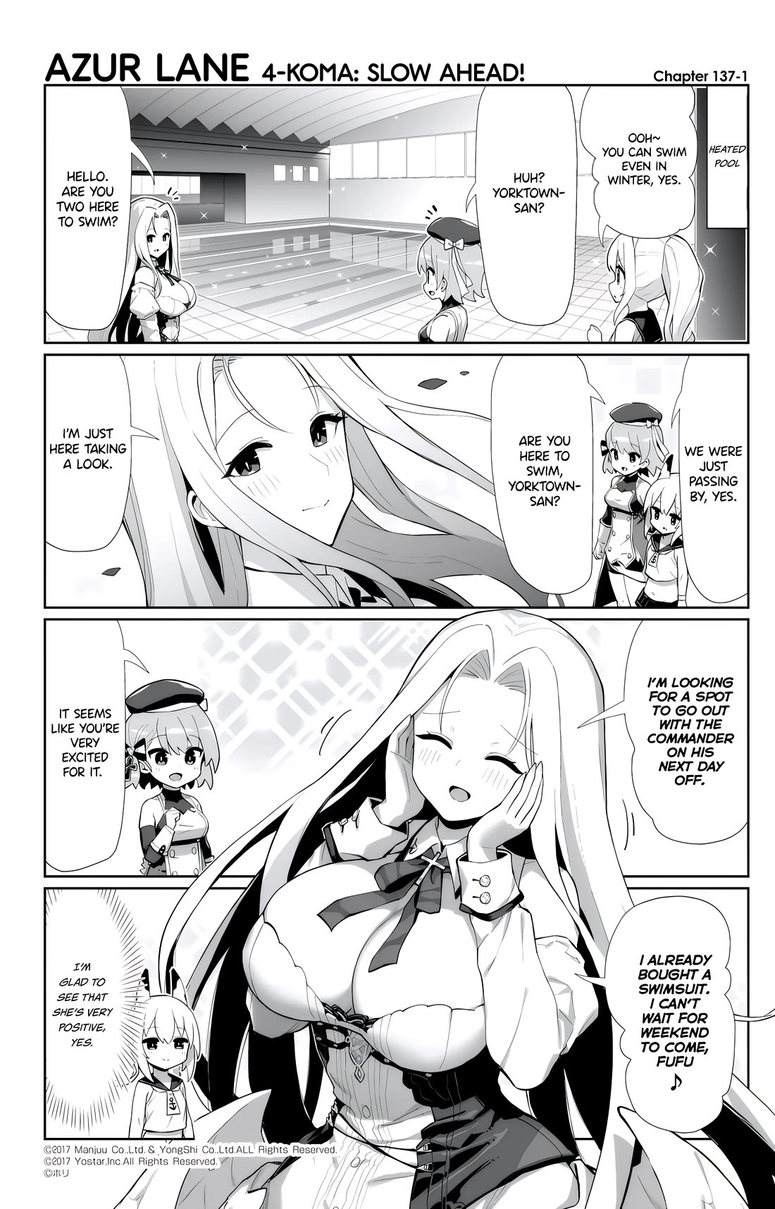 Azur Lane 4-koma: Slow Ahead! Chapter 137 - Page 1