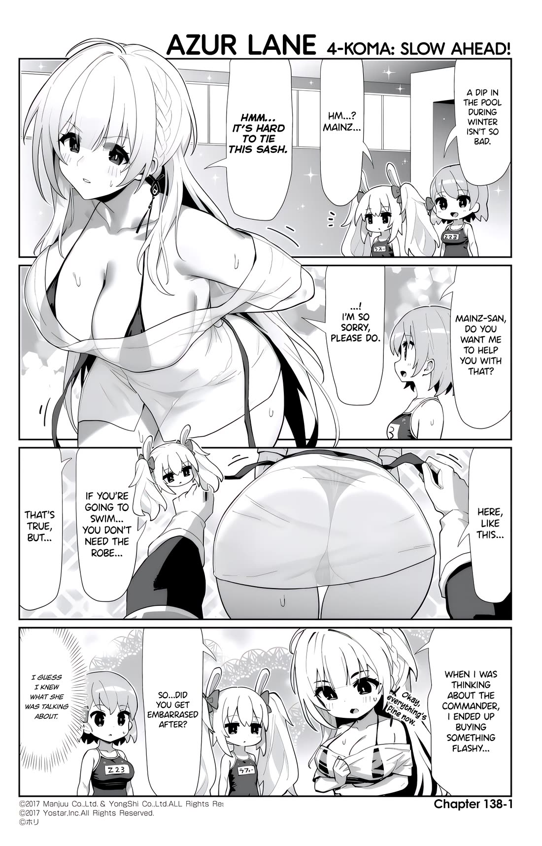 Azur Lane 4-koma: Slow Ahead! Chapter 138 - Page 1