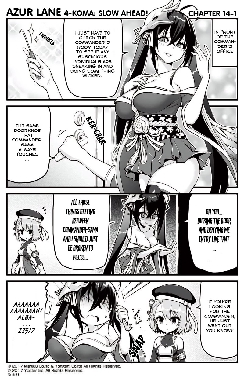 Azur Lane 4-koma: Slow Ahead! Chapter 14 - Page 1