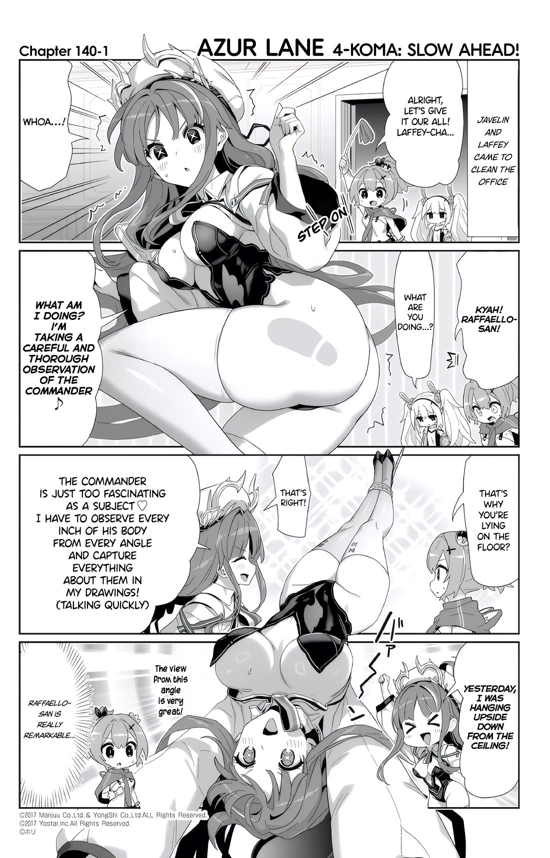 Azur Lane 4-koma: Slow Ahead! Chapter 140 - Page 1