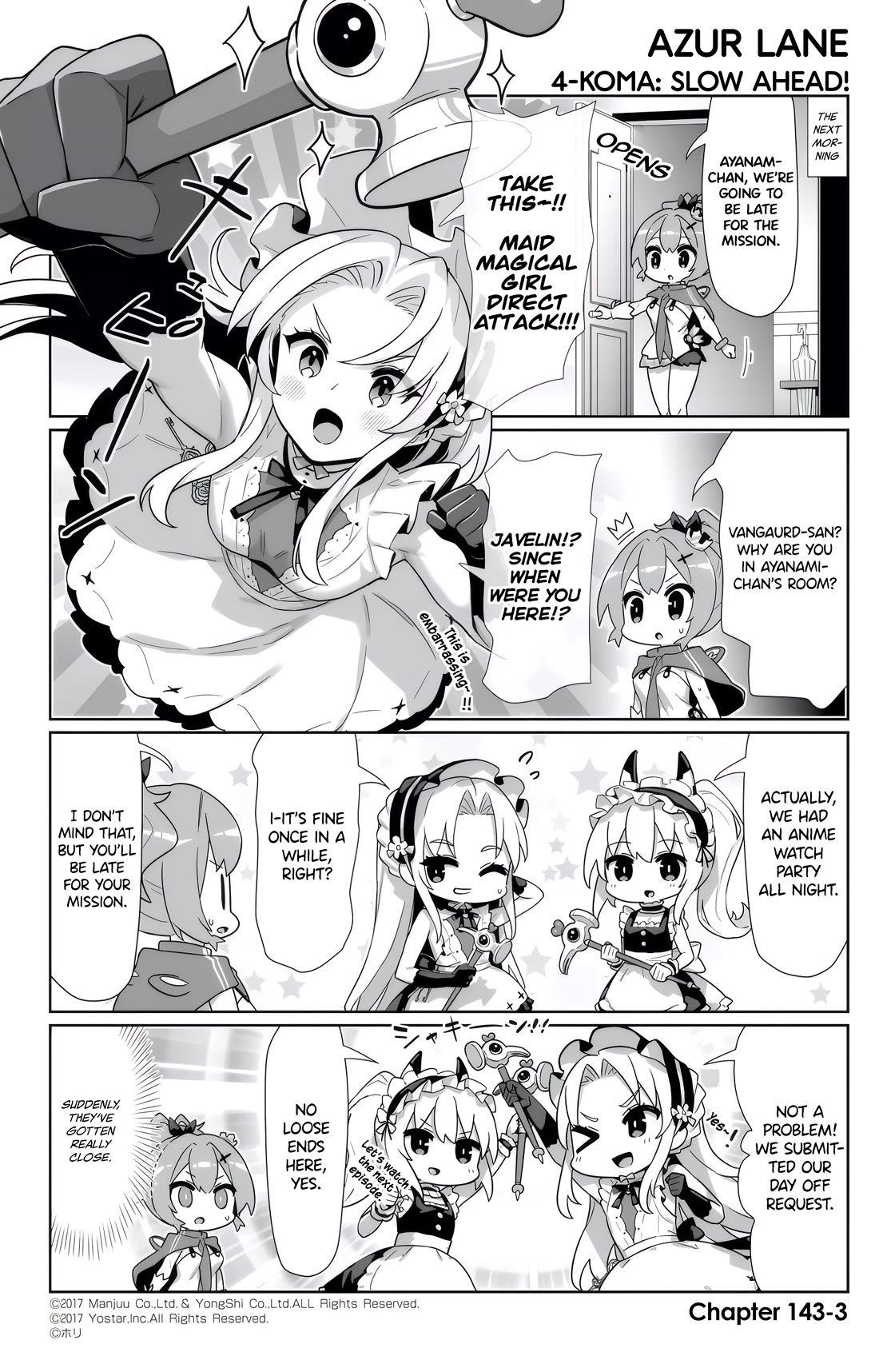 Azur Lane 4-koma: Slow Ahead! Chapter 143 - Page 3