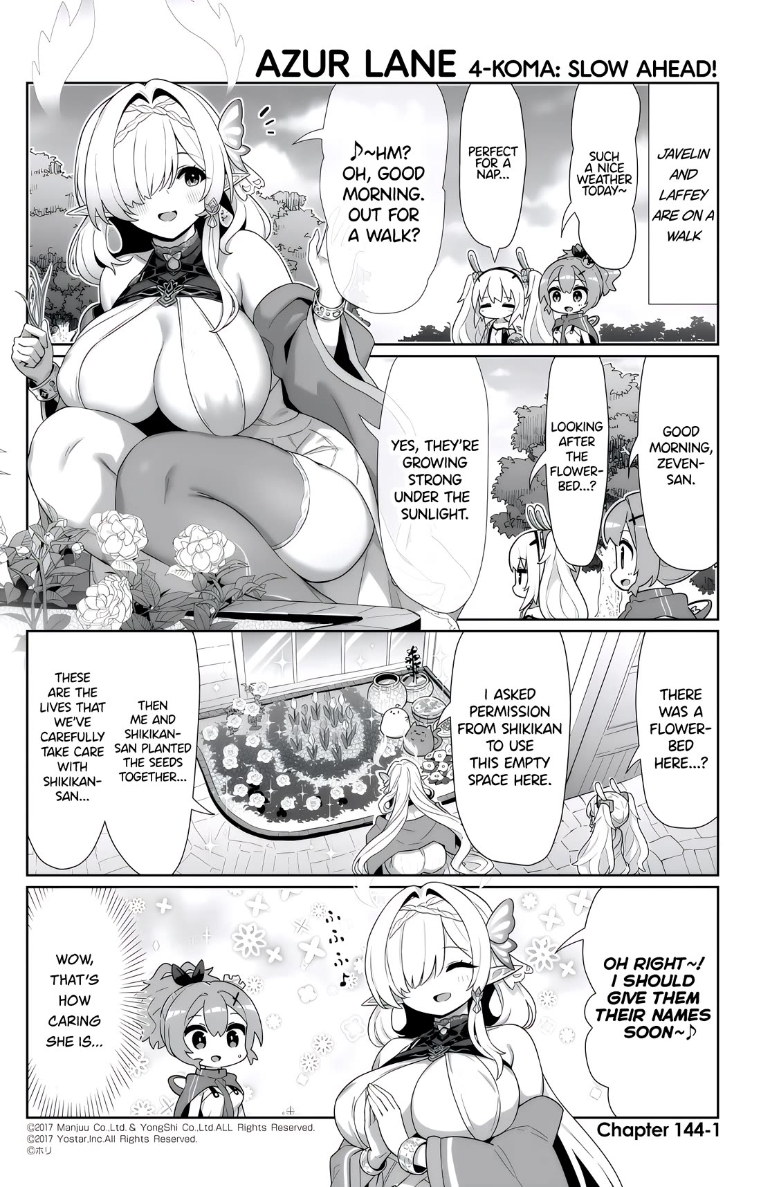 Azur Lane 4-koma: Slow Ahead! Chapter 144 - Page 1