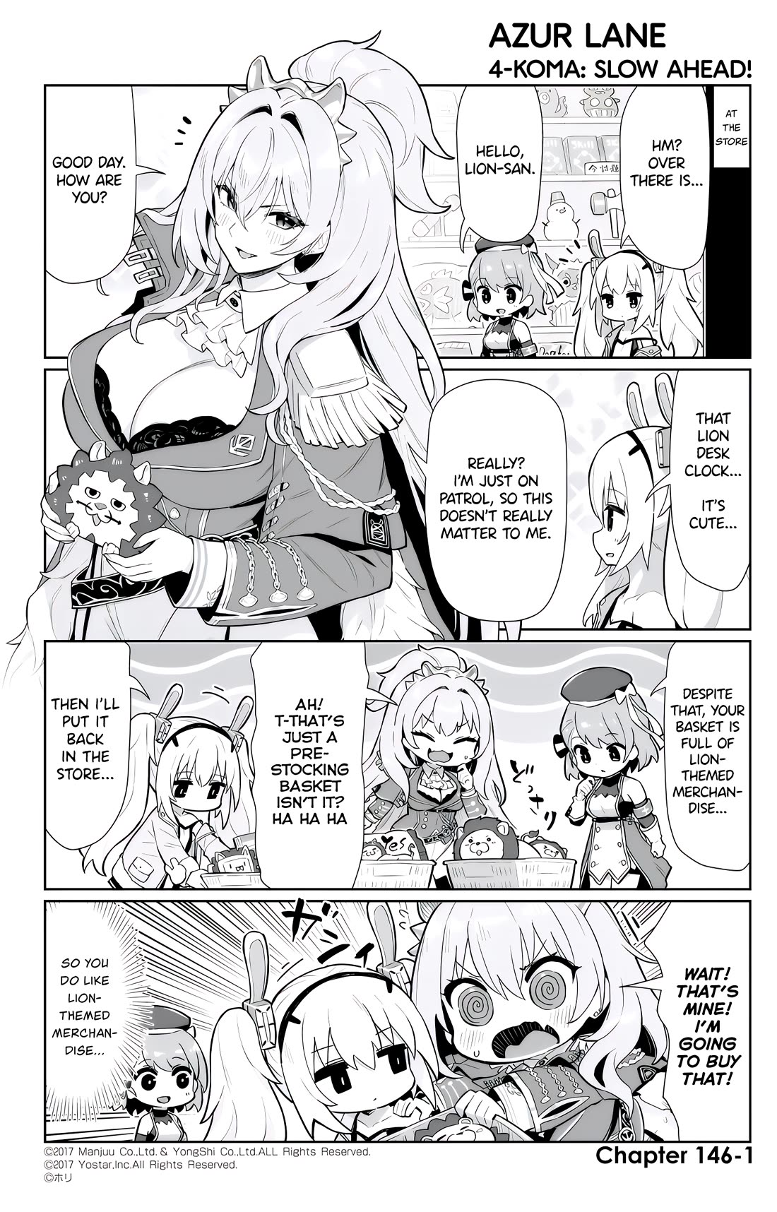 Azur Lane 4-koma: Slow Ahead! Chapter 146 - Page 1