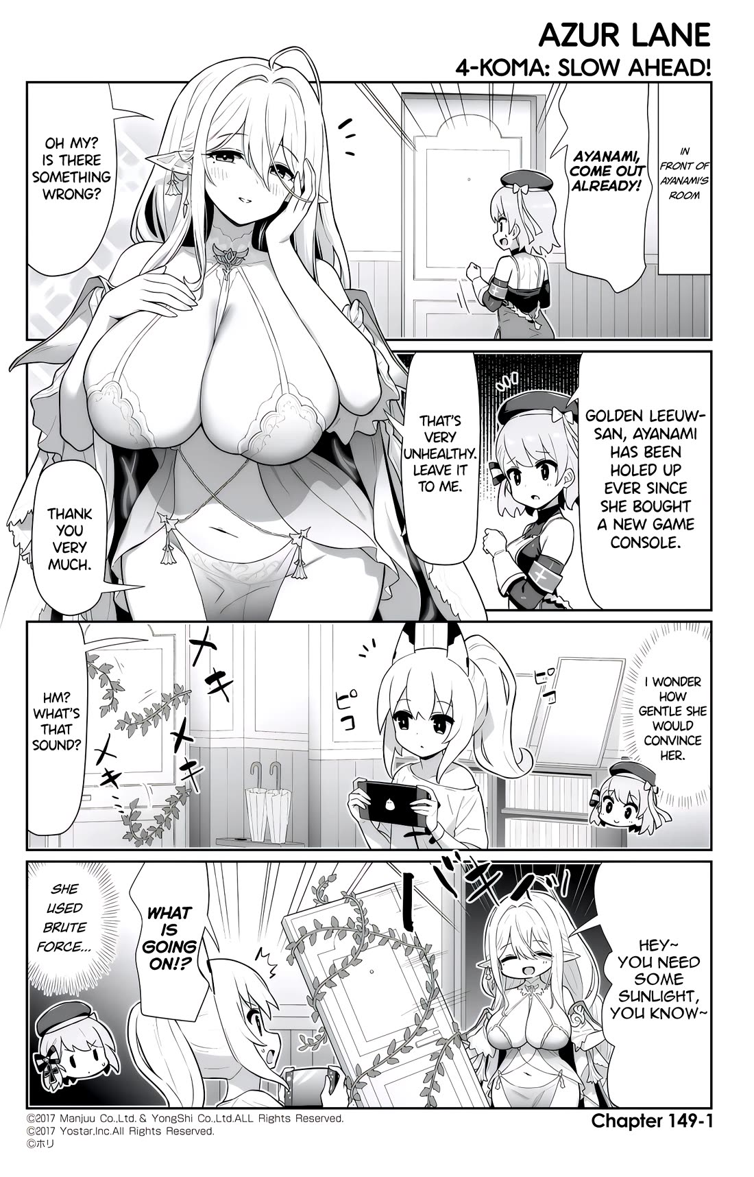 Azur Lane 4-koma: Slow Ahead! Chapter 149 - Page 1