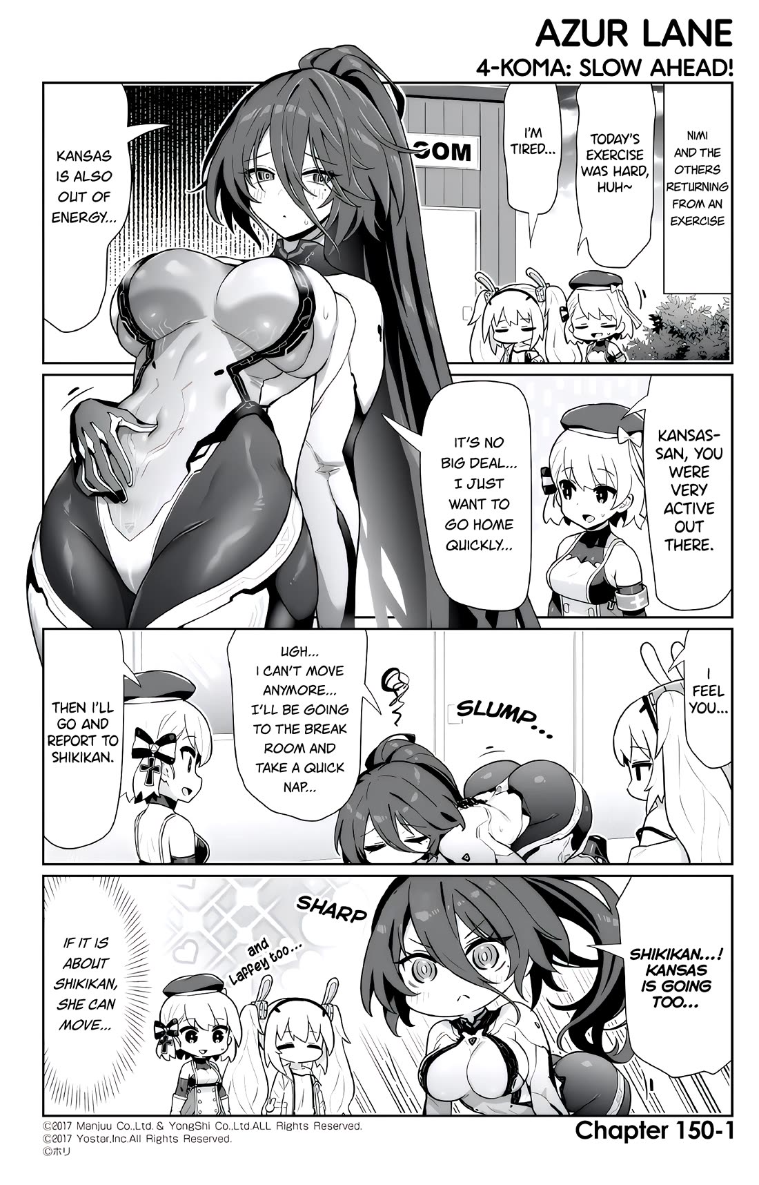 Azur Lane 4-koma: Slow Ahead! Chapter 150 - Page 1