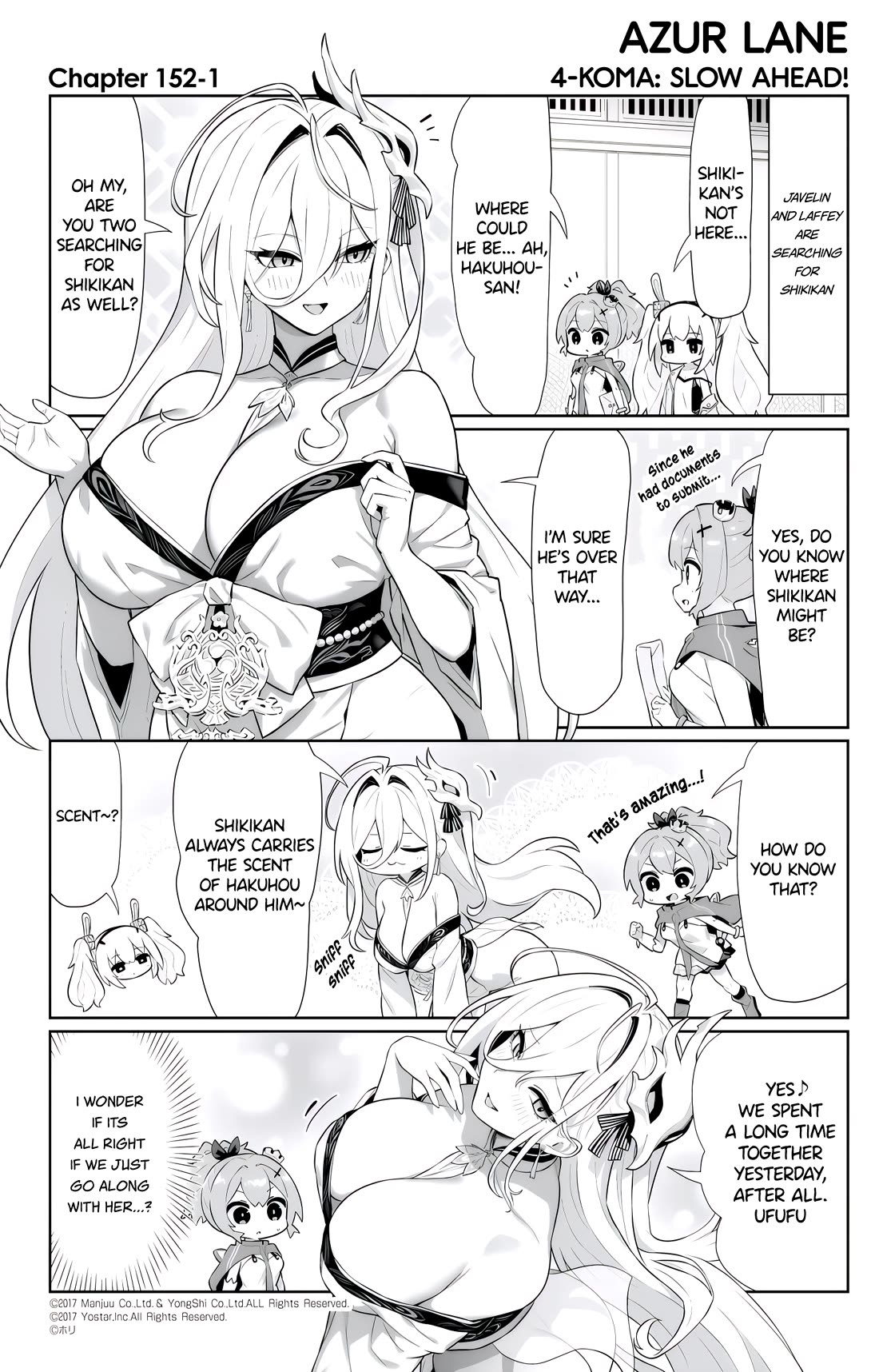Azur Lane 4-koma: Slow Ahead! Chapter 152 - Page 1