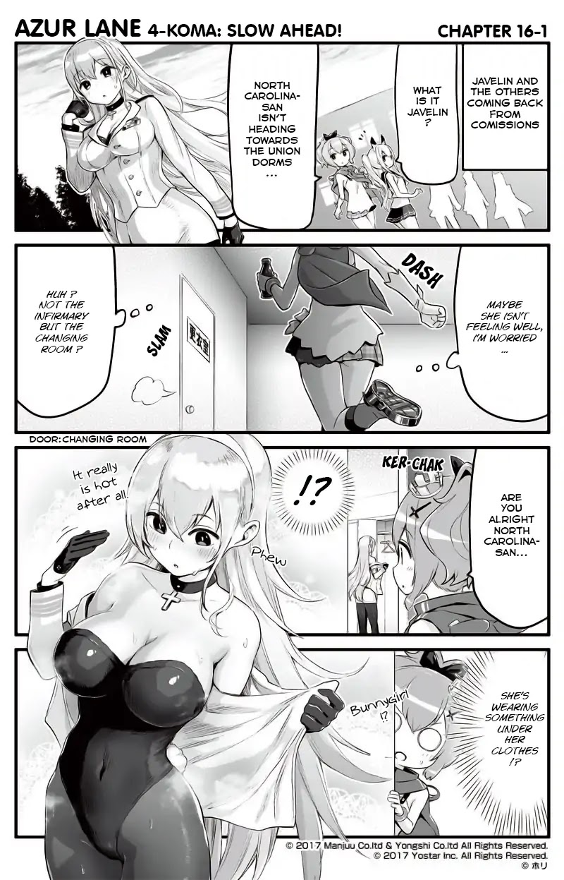 Azur Lane 4-koma: Slow Ahead! Chapter 16 - Page 1