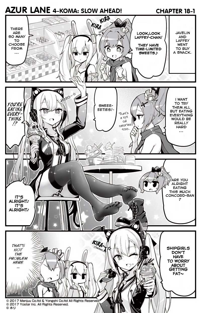 Azur Lane 4-koma: Slow Ahead! Chapter 18 - Page 1