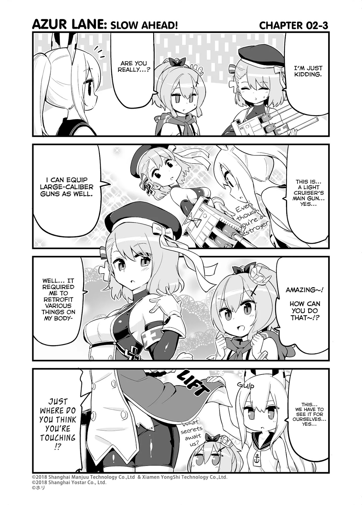 Azur Lane 4-koma: Slow Ahead! Chapter 2 - Page 3