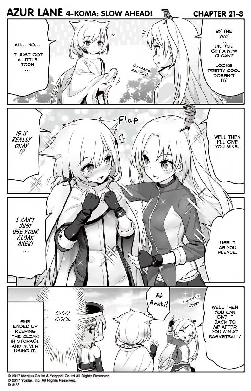 Azur Lane 4-koma: Slow Ahead! Chapter 21 - Page 3