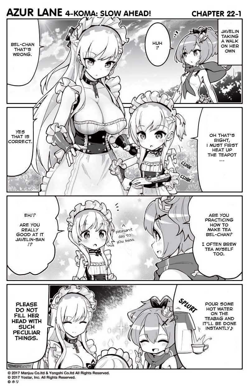 Azur Lane 4-koma: Slow Ahead! Chapter 22 - Page 1