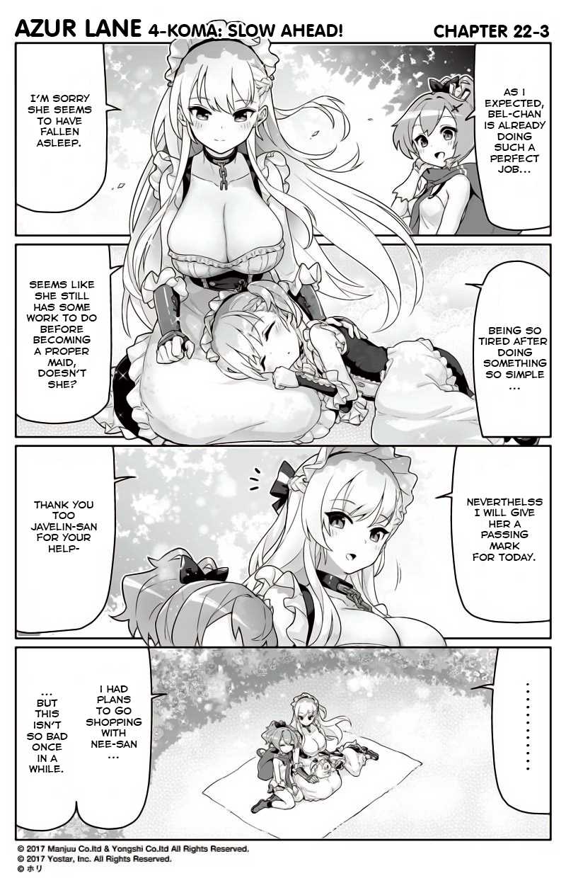 Azur Lane 4-koma: Slow Ahead! Chapter 22 - Page 3