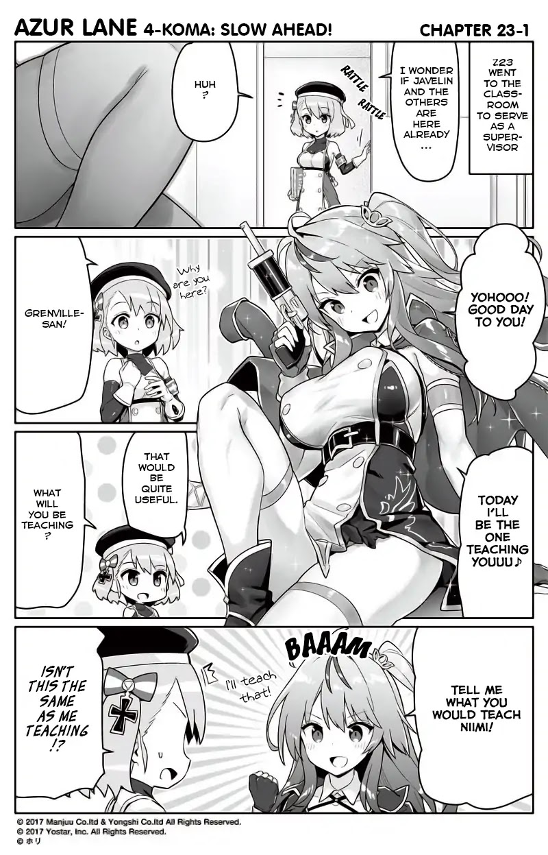Azur Lane 4-koma: Slow Ahead! Chapter 23 - Page 1